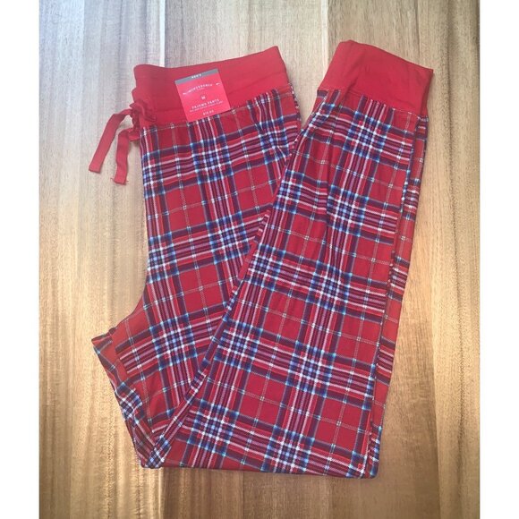 Wondershop Mens Red Plaid Pajama Pants With Drawstring Waist Size Medium - Picture 9 of 10